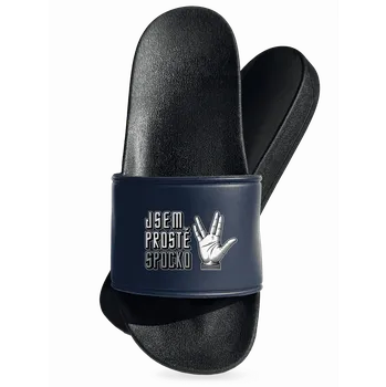 Pánská obuv Bastard Jsem Spocko pantofle Navy