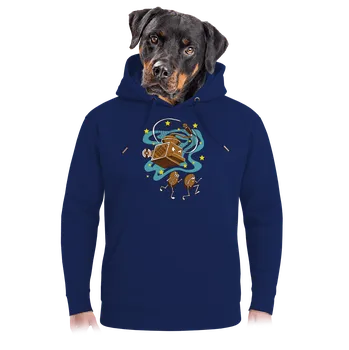 Pánská mikina Bastard Semelu vás unisex mikina premium Navy