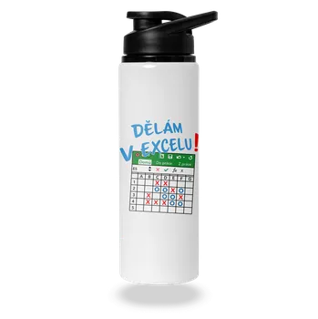 Láhev Bastard Dělám v Excelu lahev na vodu White