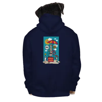 Pánská mikina Bastard Plavčík pánská mikina na zip Navy