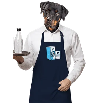 Kuchyňská zástěra Bastard Lednice zástěra Navy