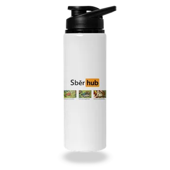 Láhev Bastard Sběr hub lahev na vodu White