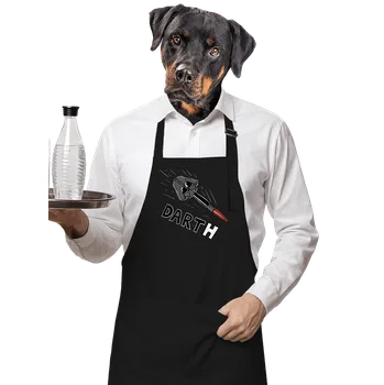 Kuchyňská zástěra Bastard Dart(h) zástěra Black