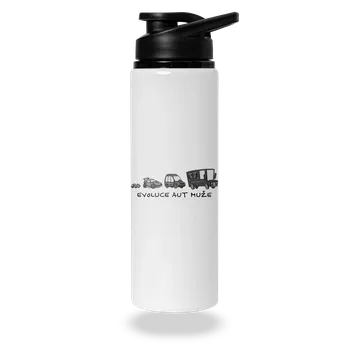 Láhev Bastard Evoluce aut muže lahev na vodu White