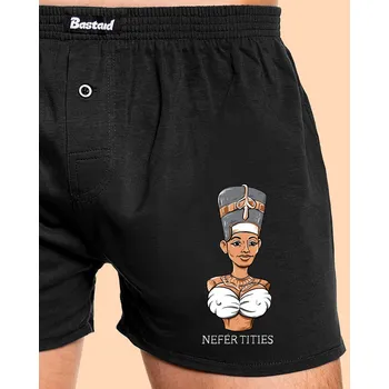 Trenýrky Bastard Nefertities pánské trenky Black