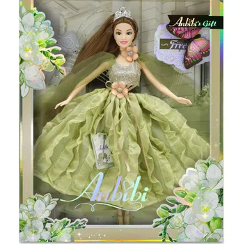 Panenka Anbibi Květinová panenka 28 cm Lenička