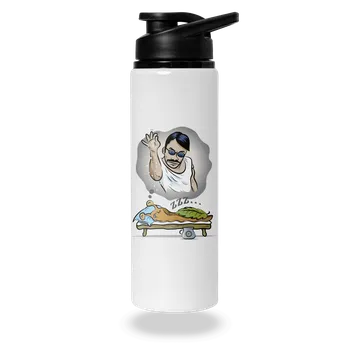 Láhev Bastard Noční můra slimáka lahev na vodu White