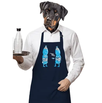 Kuchyňská zástěra Bastard Ty perlíš zástěra Navy