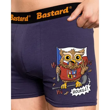 Trenýrky Bastard Houkej boxerky Blue Navy