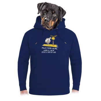 Pánská mikina Bastard Dnes vyhrajeme unisex mikina premium Navy