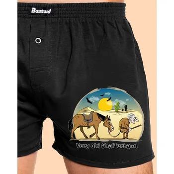 Trenýrky Bastard Very Old Shatterhand pánské trenky Black