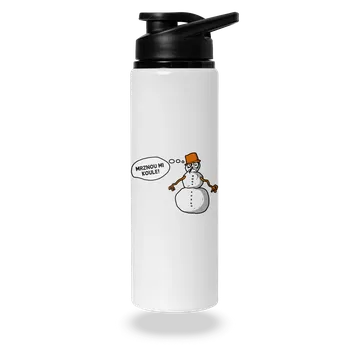 Láhev Bastard Mrznou mi koule lahev na vodu White