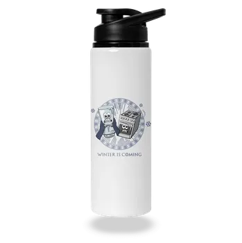 Láhev Bastard Winter is coming lahev na vodu White