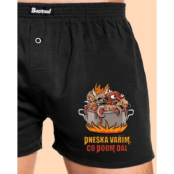 Trenýrky Bastard Co Doom dal pánské trenky Black