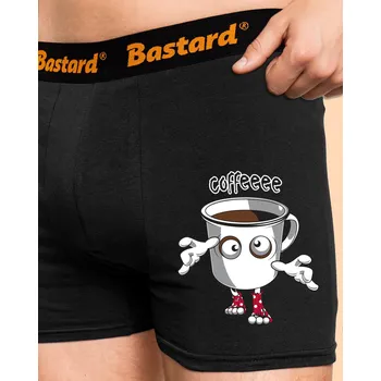 Trenýrky Bastard Zombie kafe boxerky Black