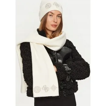 Čepice GUESS ČEPICE BEANIE ECRU vel. L
