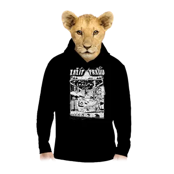 Chlapecká mikina Bastard B16: Zažít Prahu dětská mikina klokanka Black