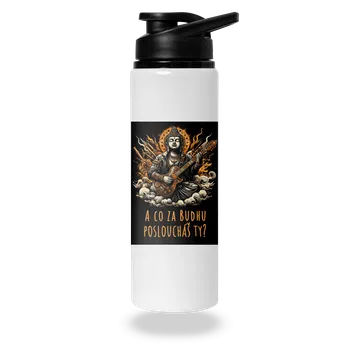 Láhev Bastard Hudební budha lahev na vodu White