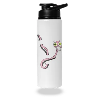 Láhev Bastard Červ lahev na vodu White