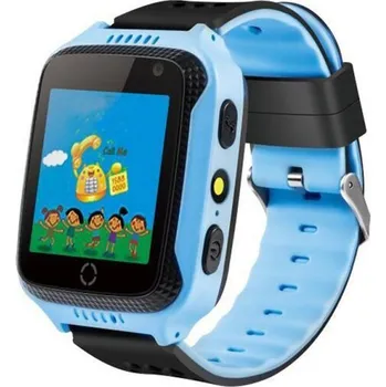 Chytré hodinky Smartwatch G900A, 2G Dětské, chytré hodinky, SOS tlačítko, svítilna, sledování polohy GPS, LBS Barva: Modrá