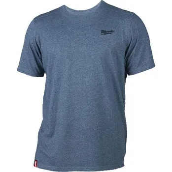 Pánské tričko MILWAUKEE Tričko Hybrid krátké L modré