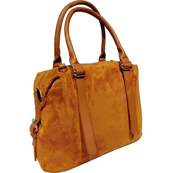 Kabelka Erick Style kabelka eko kůže semišová hnědá