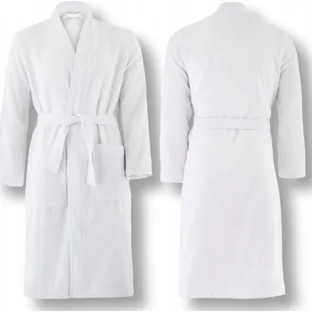 Dámské oblečení Hotelový župan bílý měkký nadýchaný M 250g/m2 100% bavlna