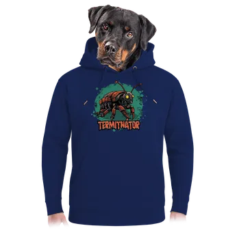 Pánská mikina Bastard Termitnátor unisex mikina premium Navy