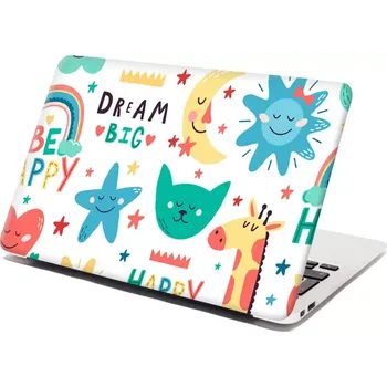 samolepka Sablio Samolepka na notebook Happy day - 29x20 cm