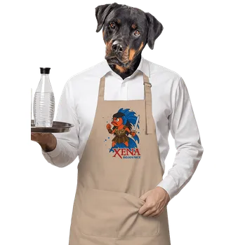 Kuchyňská zástěra Bastard Xena bojovnice zástěra Rope