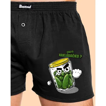 Trenýrky Bastard Nakládačka pánské trenky Black