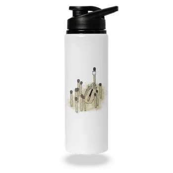 Láhev Bastard Pohřeb sirky lahev na vodu White