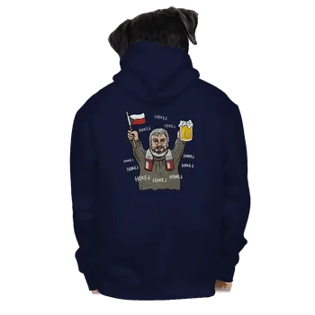 Pánská mikina Bastard Hodor pánská mikina na zip Navy