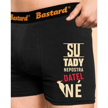 Trenýrky Bastard Nepostradatelné boxerky Black