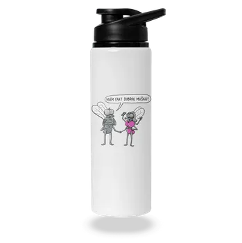 Láhev Bastard Dobrá muška lahev na vodu White