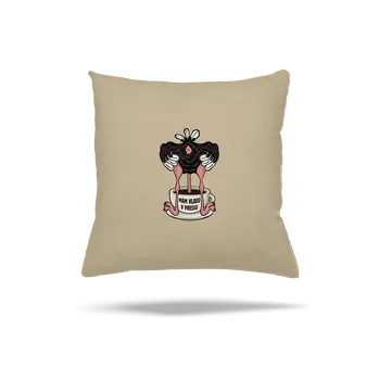 Polštář Bastard Mám hlavu v pressu polštář Beige
