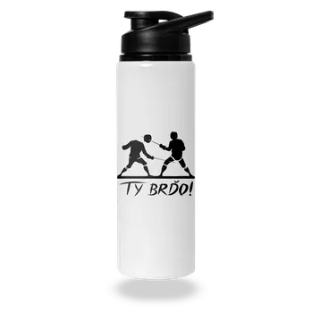 Láhev Bastard Ty brďo lahev na vodu White