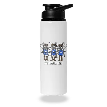 Láhev Bastard Tři muškatýři lahev na vodu White