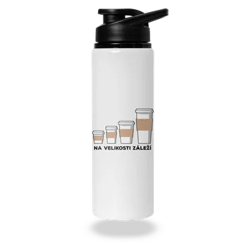 Láhev Bastard Na velikosti záleží lahev na vodu White