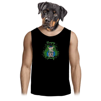 Pánské tílko Bastard Nenažrané prase pánské tílko Black