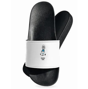 Pánské pantofle Bastard Neklidná - vlastní text pantofle White