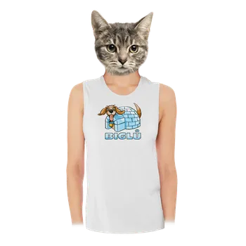 Bastard Biglů dámské tílko volné White