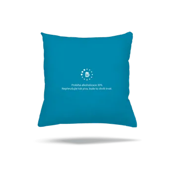 Polštář Bastard Alkoholizace polštář Blue Turquoise