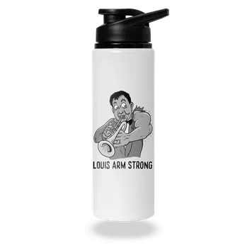 Láhev Bastard Louis Armstrong lahev na vodu White