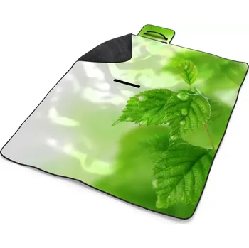 deka Sablio Plážová deka Listy 3: 200x140 cm