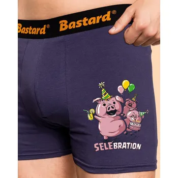 Trenýrky Bastard Selebration boxerky Blue Navy