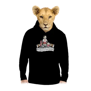 Chlapecká mikina Bastard Fotbalová legenda dětská mikina klokanka Black