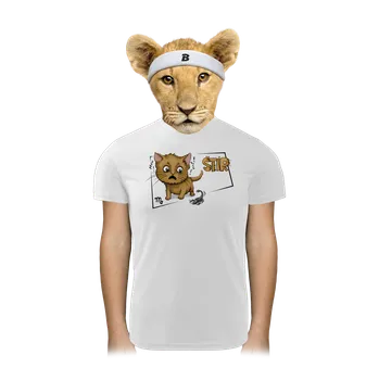 Chlapecké tričko Bastard Kočičí horoskop: Štír dětské sportovní tričko White