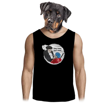 Pánské tílko Bastard Český hokej pánské tílko Black