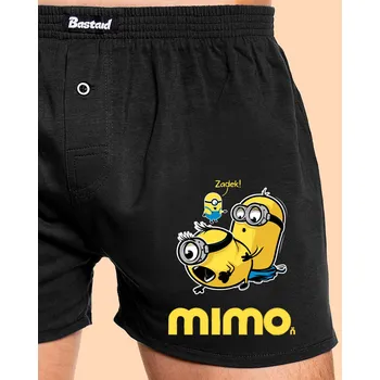 Trenýrky Bastard Mimo pánské trenky Black